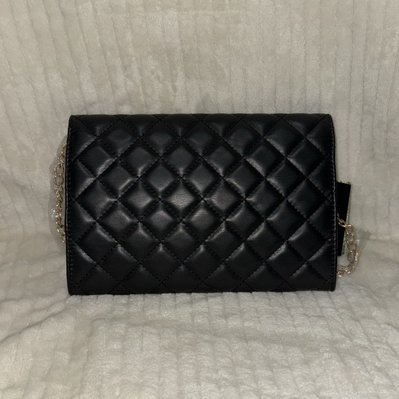 Badgley Mischka Black Diamond Quilted Crossbody - Picture 4 of 9